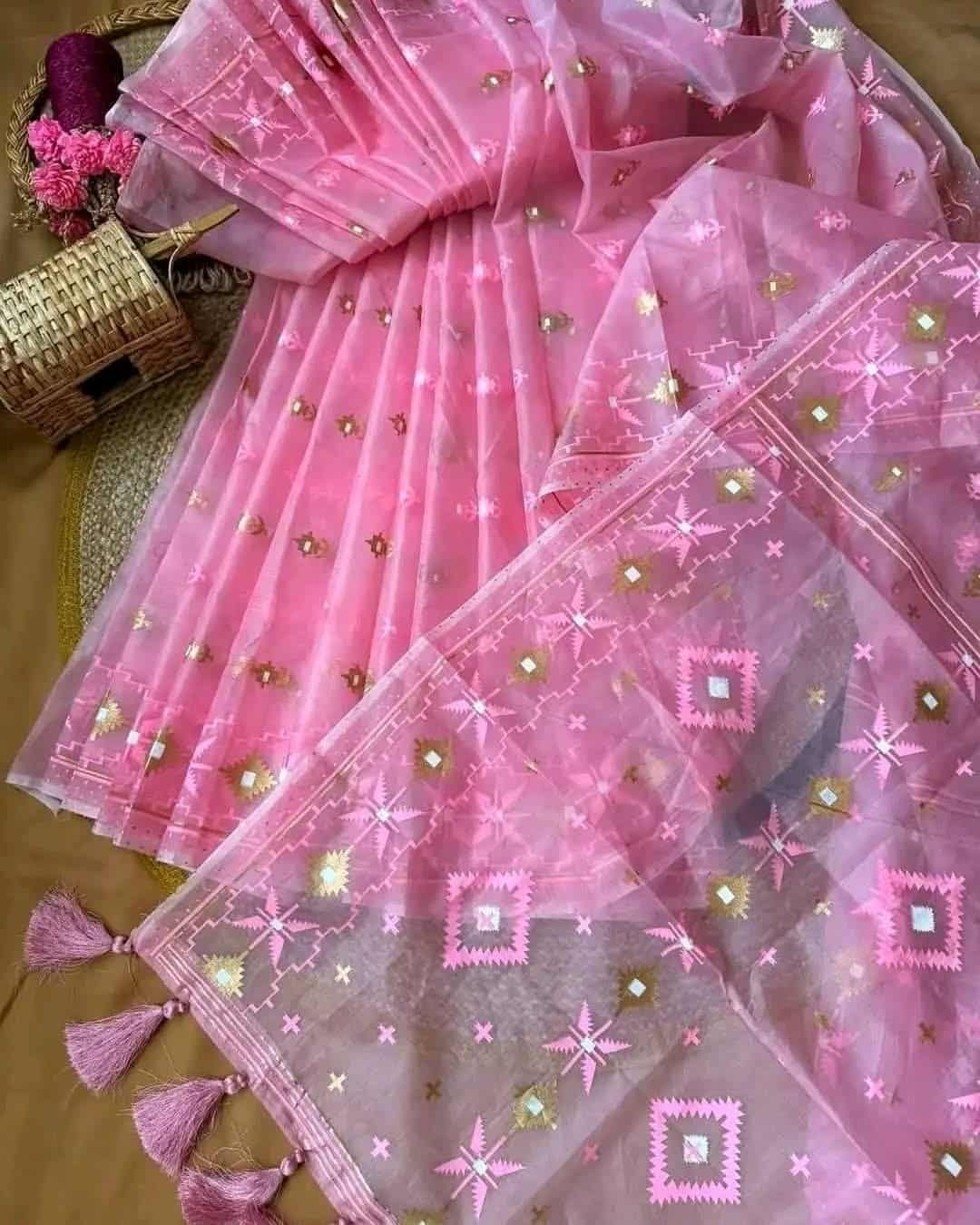 Half Silk Sharee